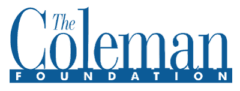 The Coleman Foundation Logo Blue
