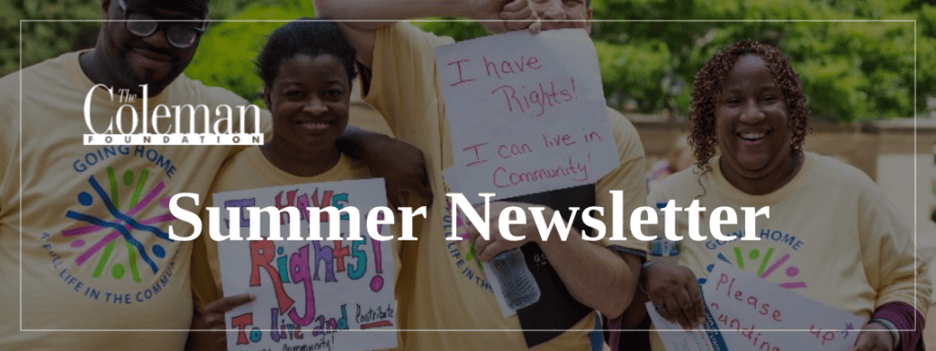 Summer Newsletter header The Coleman Foundation